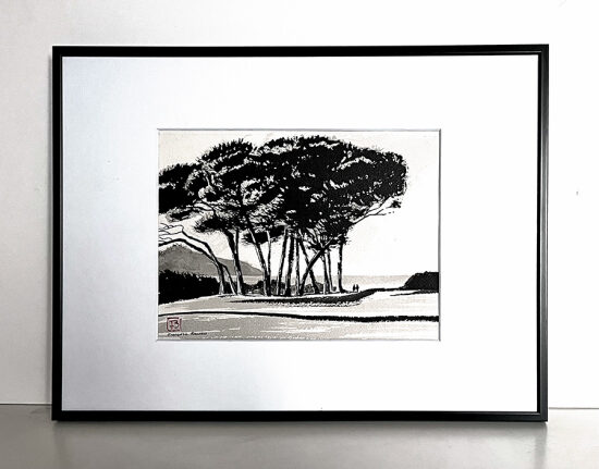 Pins de Toscane Encre de chine 30 x 40.  200 €